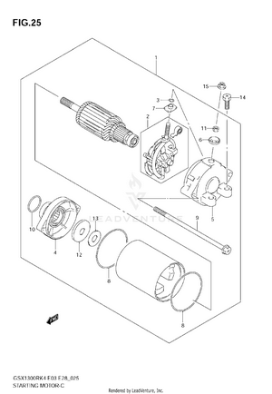 Starting Motor Schematic