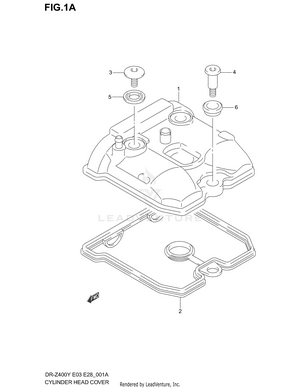 Cylinder Head Cover Schematic