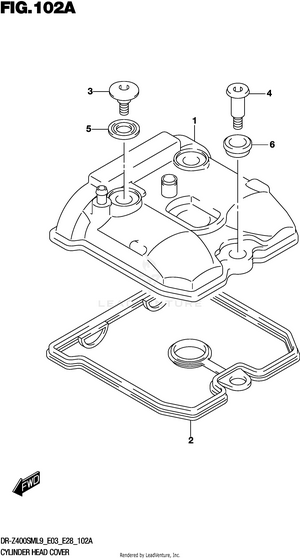 Cylinder Head Cover Schematic