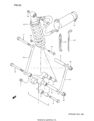 Rear Cushion Lever Schematic