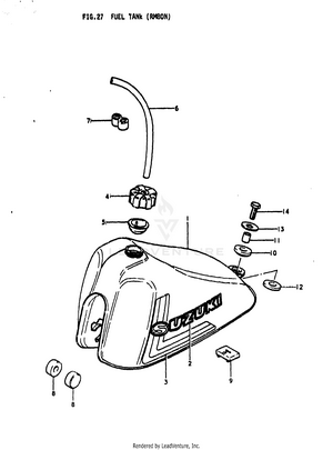 Fuel Tank (rm80n) Schematic