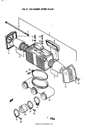 Air Cleaner (gt380l Schematic