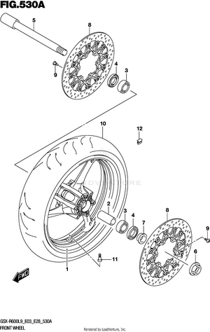 Front Wheel Schematic