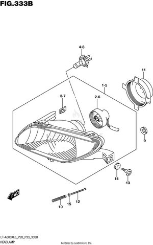 Headlamp (lt-a500xl6 P33) Schematic