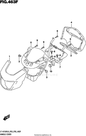 Handle Cover (lt-a750xpl9 P33) Schematic