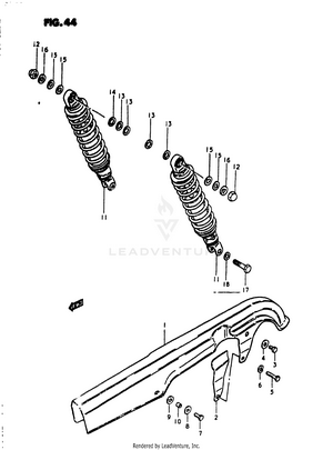 Chain Case - Shock Absorber Schematic