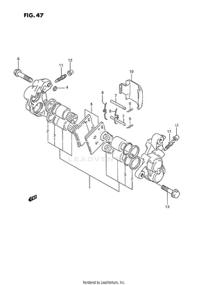 Front Calipers Schematic