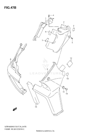 Frame Head Cover (vzr1800k8/nk8) Schematic