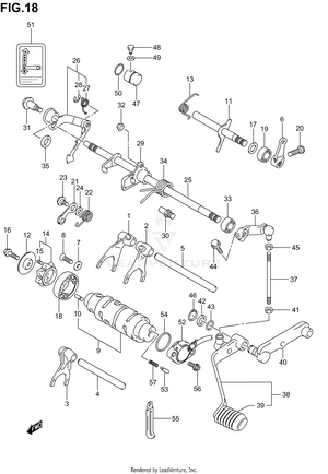 Gear Shifting (model K2) Schematic