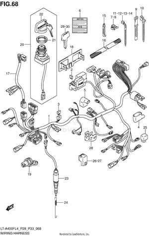 Wiring Harness (lt-a400fl4 P28) Schematic