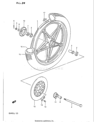 Front Wheel Schematic