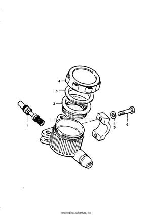Master Cylinder (gt750k) Schematic