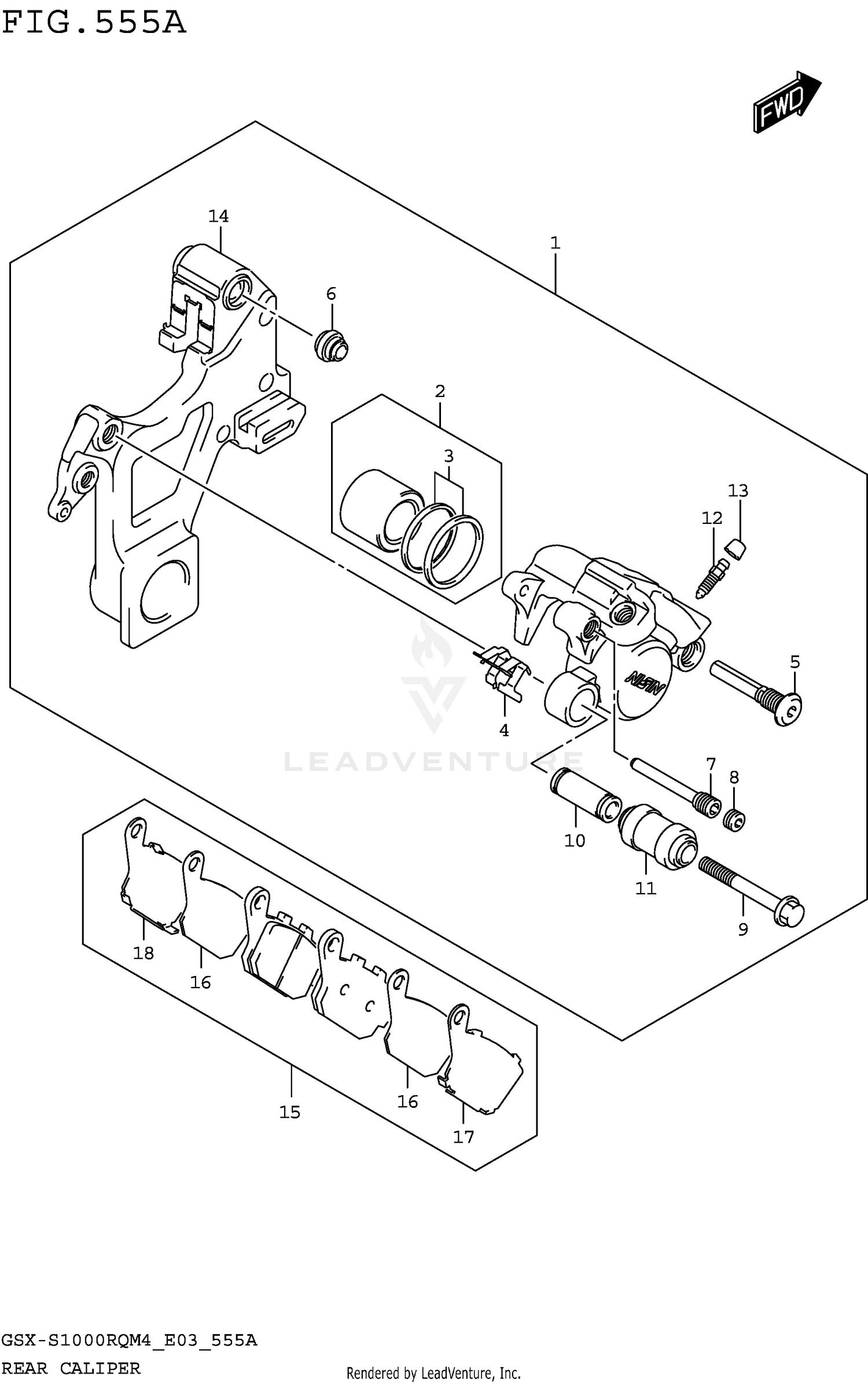 REAR CALIPER