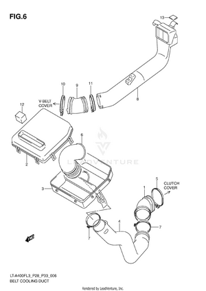 Belt Cooling Duct Schematic