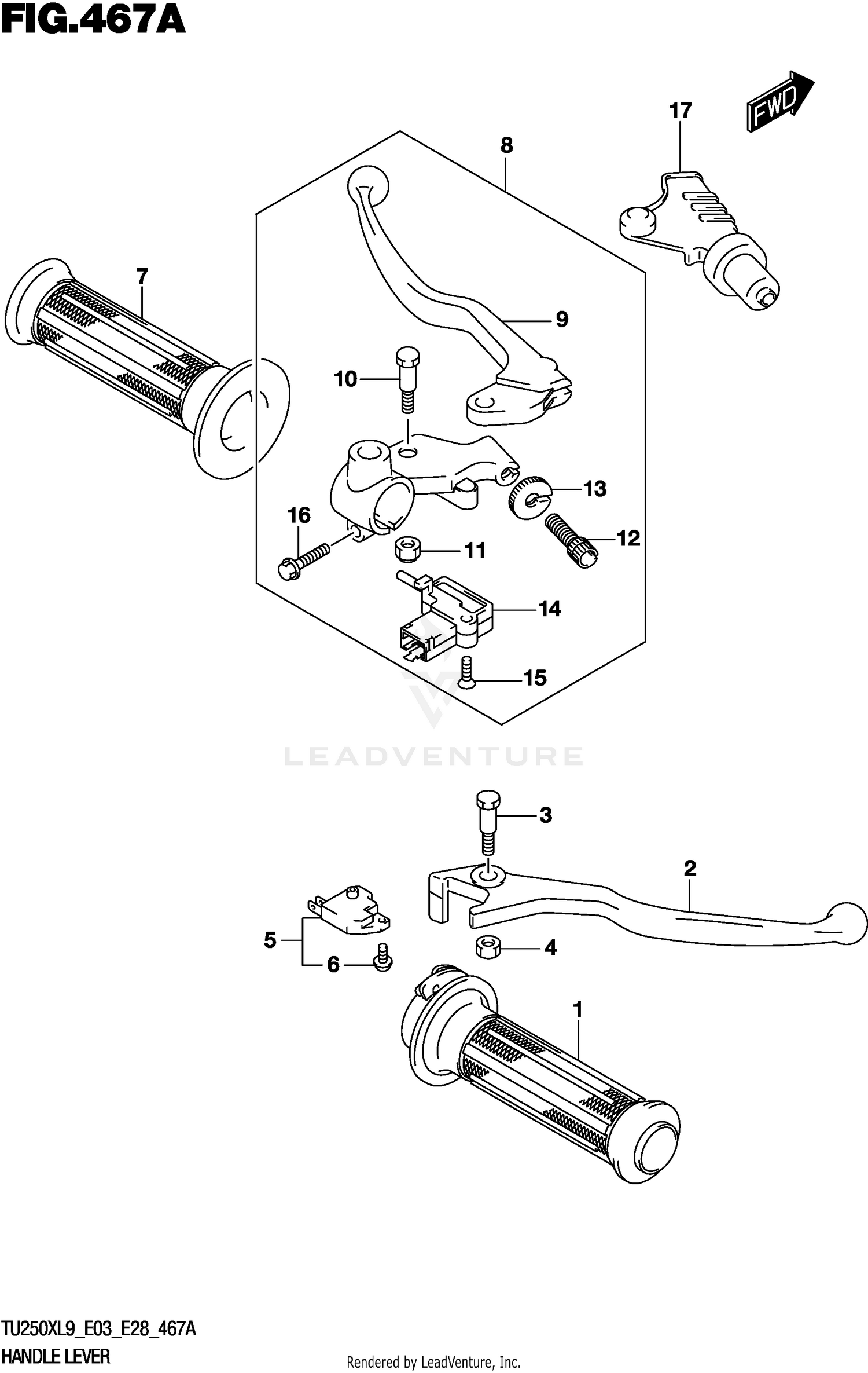 HANDLE LEVER