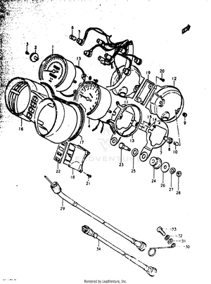 Speedometer - Tachometer Schematic