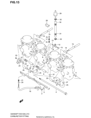 Carburetor Fittings Schematic