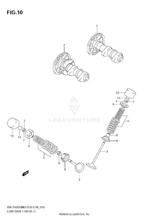 Camshaft/valve Schematic