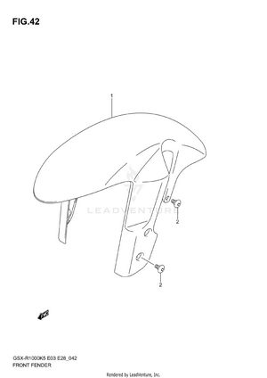 Front Fender Schematic