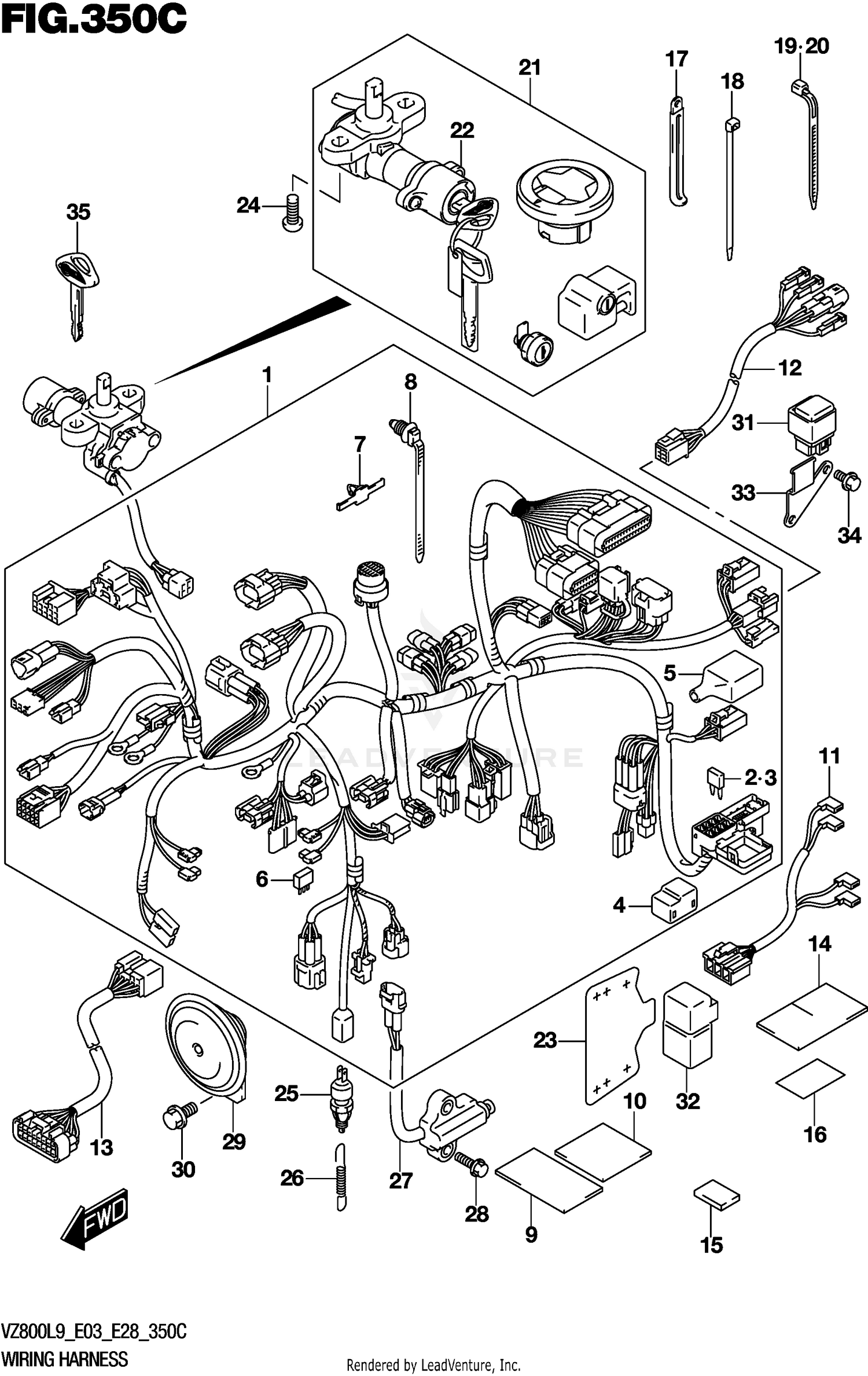 WIRING HARNESS (VZ800L9 E33)