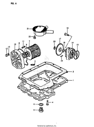 Oil Pump - Oil Filter Schematic
