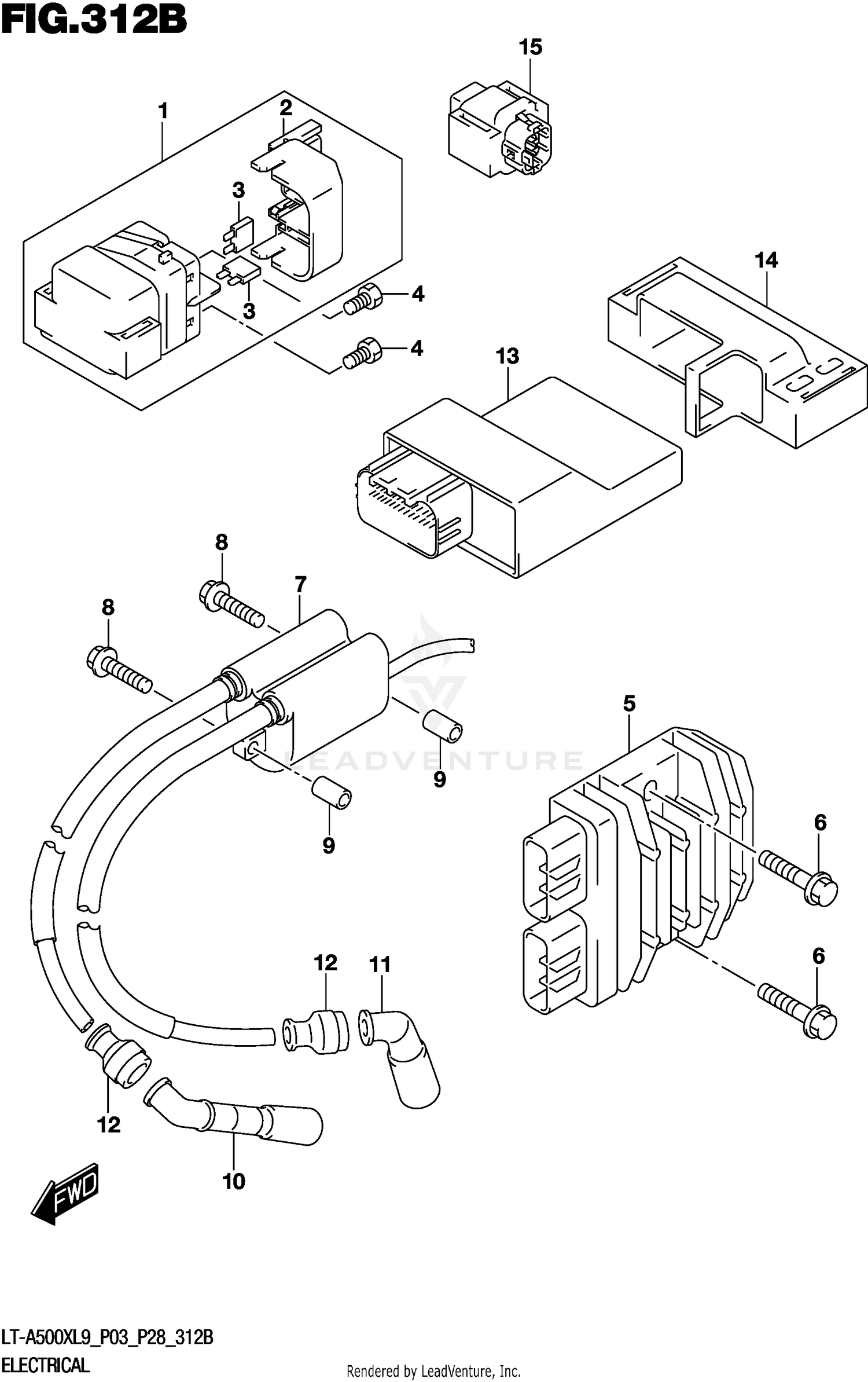 ELECTRICAL (LT-A500XL9 P28)