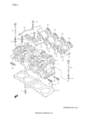 Cylinder Head Schematic