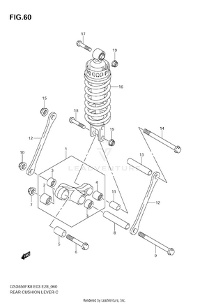 Rear Cushion Lever Schematic