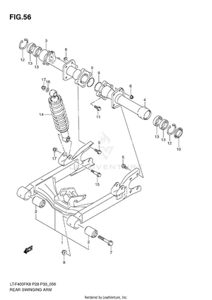 Rear Swingingarm Schematic