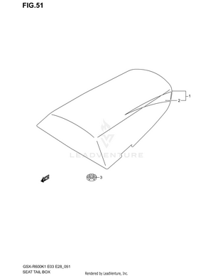 Seat Tail Box (model K1) Schematic