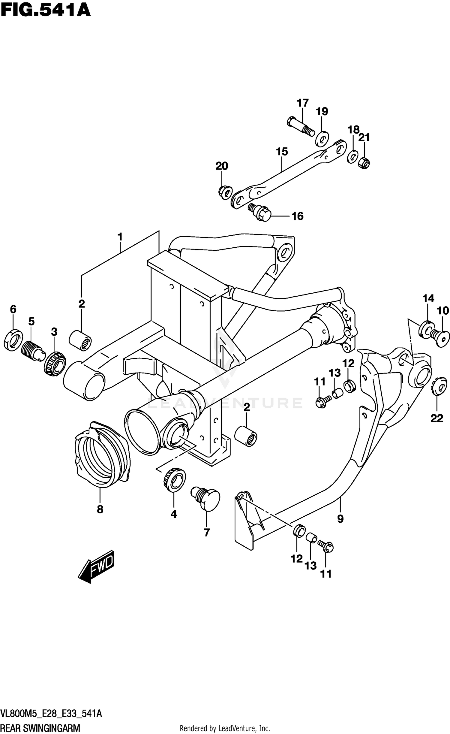 REAR SWINGINGARM