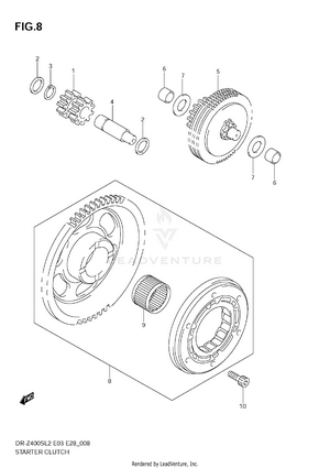 Starter Clutch Schematic