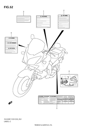 Label (model K7) Schematic