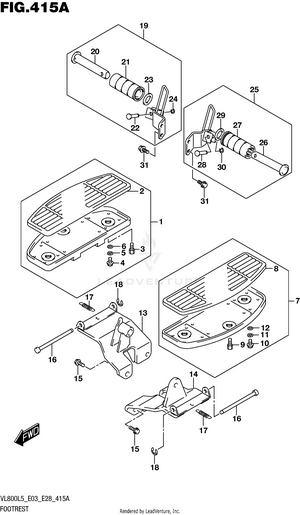 Footrest Schematic