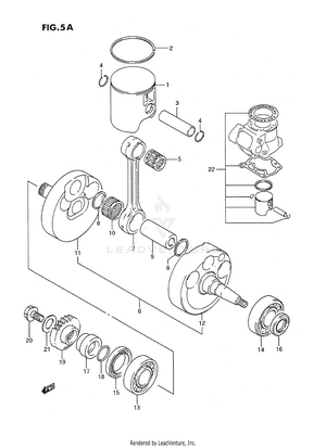 Crankshaft (model L/m/n) Schematic