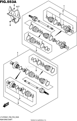 Rear Drive Shaft Schematic