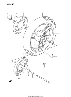 Front Wheel (model J) Schematic
