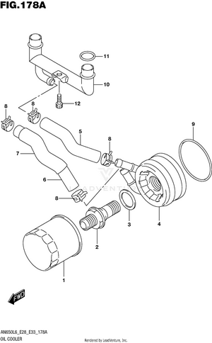 Oil Cooler Schematic