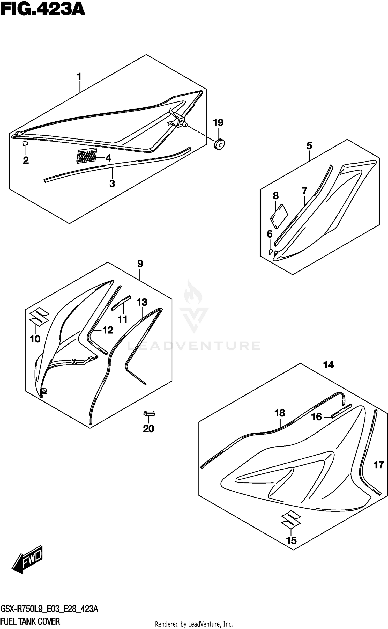 FUEL TANK COVER
