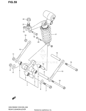 Rear Cushion Lever Schematic