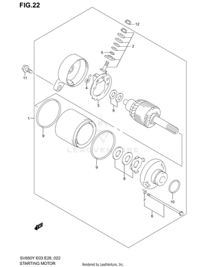 Starting Motor Schematic