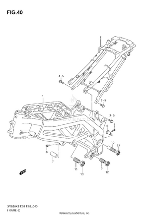 Frame (model K3/k4/k5/k6) Schematic