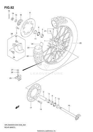 Rear Wheel Schematic