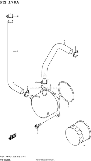 Oil Cooler Schematic
