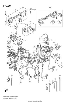 Wiring Harness (an650ak6/ak7/ak8) Schematic