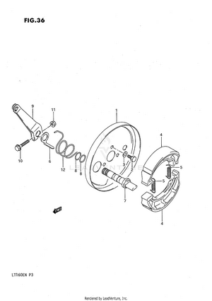 Front Wheel Brake Schematic