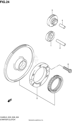 Starter Clutch Schematic