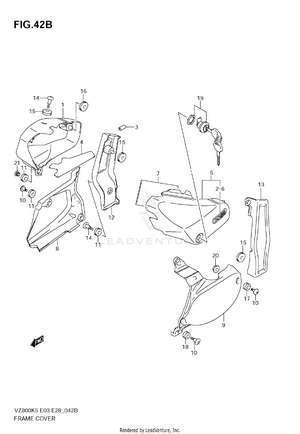 Frame Cover (model K9) Schematic