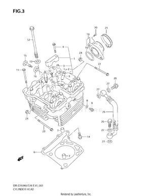 Cylinder Head Schematic