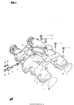 Cylinder Head Cover (-f.no.103560) Schematic